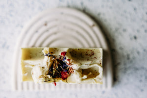Small Wildflower Handmade Soap